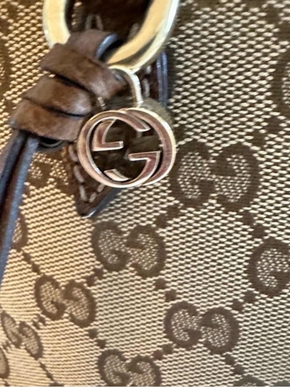 Gucci Bree Monogram Canvas Tote Bag 💼 - Picture 4 of 11
